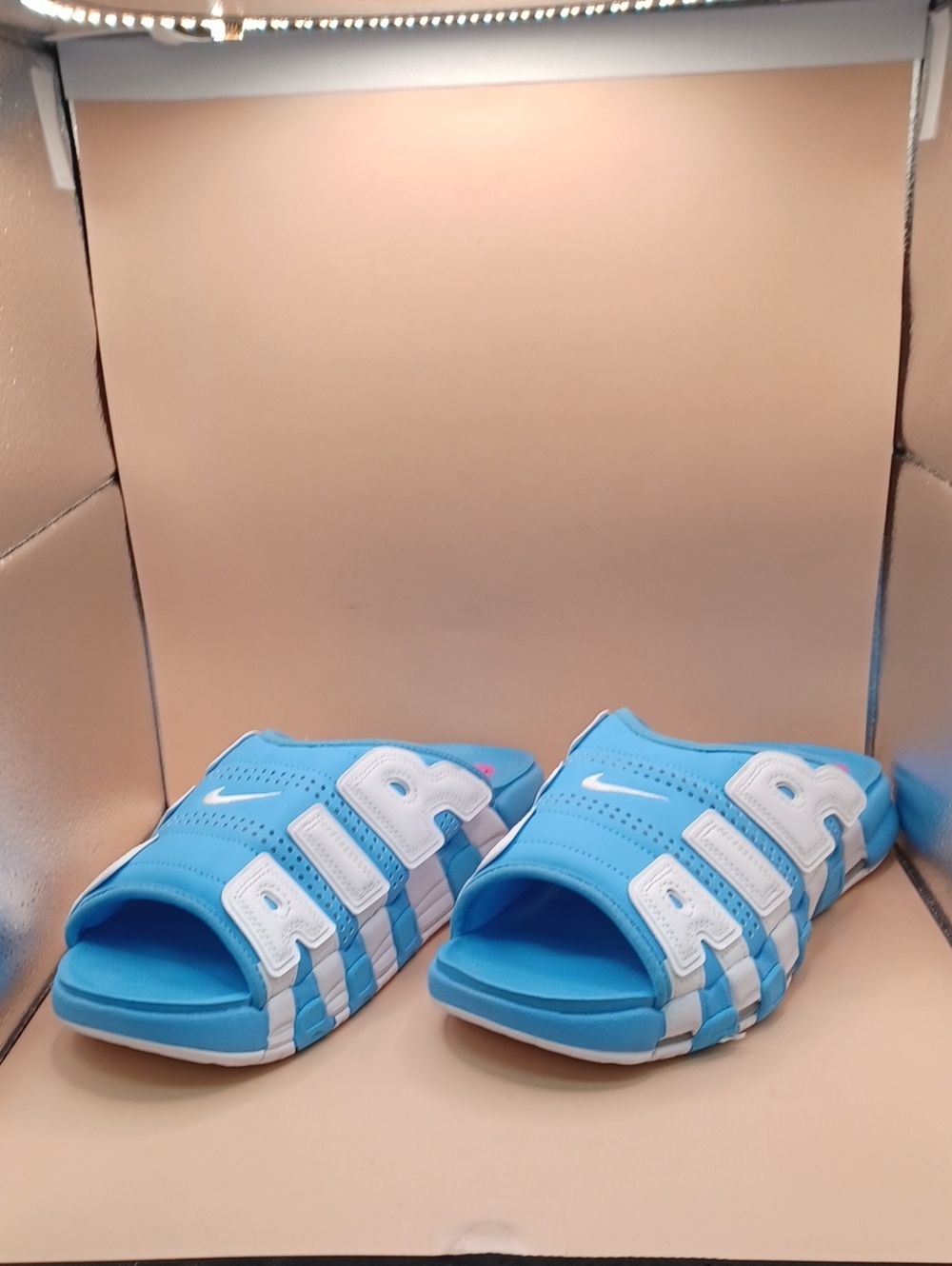Nike Air More Uptempo Slide-University Blue Men Size 11 US FD9884-400
